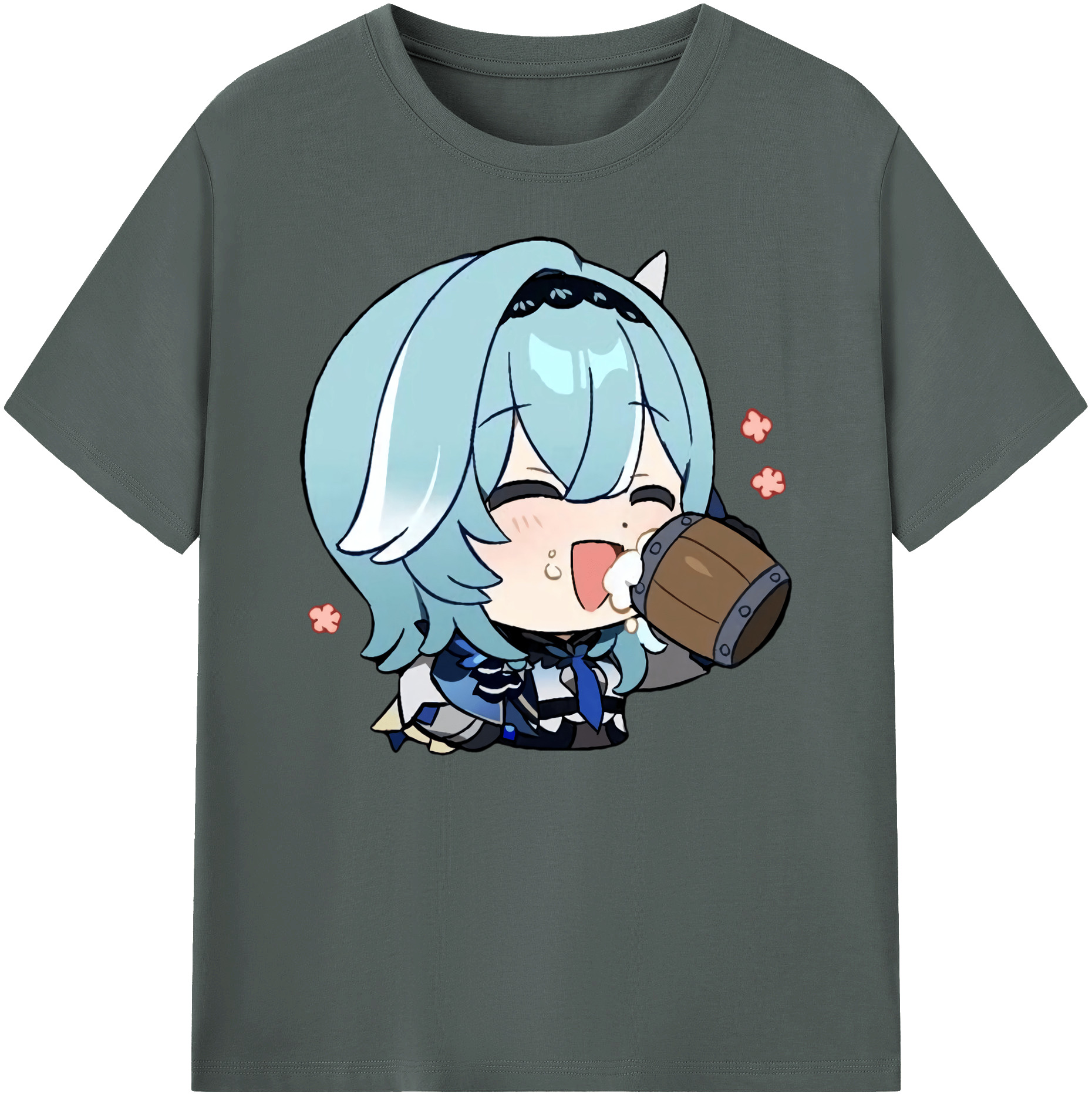 げんし神 优菈 ゆうら genshin Yūra 綿100％ メンズ半袖Tシャツ｜肌触りやわらか＆通気性